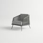 Terraces - LITUS / Lounge armchair - 10DEKA OUTDOOR FURNITURE