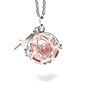 Jewelry - Maternity bola silver cage - ADRIANA (star/pink ball) - IRRÉVERSIBLE