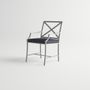 Lawn armchairs - AGOSTO / Dining armchair - 10DEKA OUTDOOR FURNITURE