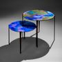 Tables basses - Tables Gigognes Space Earth - GLASS & ART BY F