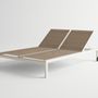 Deck chairs - MILOS / Double sunlougner - 10DEKA OUTDOOR FURNITURE