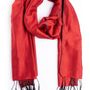 Scarves - Red&Harmony - Cashmere and Silk Scarf - N S I J A
