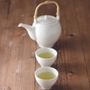 Tea and coffee accessories - sou teapot (dobin) white porcelain - MIYAMA.