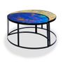 Tables basses - Table basse Lune - GLASS & ART BY F