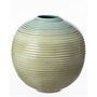 Ceramic - Teal Green Globe Vase - S.BERNARDO