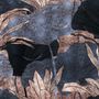 Wallpaper - Elementa Blue and Coppery Pink Foliage Wallpaper - LA MAISON MURAEM