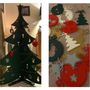Christmas garlands and baubles - SET OF 4 PIECES FIR PATTERN _ 2 dimensions H15cm and H9cm - LP DESIGN