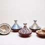 Platter and bowls - Handmade ceramic Tagines (Moroccan plates) - POTERIE SERGHINI