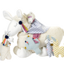 Soft toy - Comforter and plush in organic cotton - KIKADU