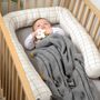 Coussins textile - Parure de lit bébé, couverture, oreiller et coussin en coton biologique - KIKADU