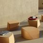 Tables de jardin - Tabouret \table d'appoint d'extérieur modulable Monocorck en liège naturel - EZEÏS