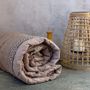 Throw blankets - Blockprint Cotton Throw - Twigs - 220x110 cm - CONSTELLE HOME