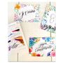 Card shop - Creative kit - Postcards - Watercolours - FRENCH KITS