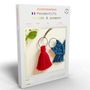 Jewelry - DIY Creative Kit - Pendants - Bows & pompom - FRENCH KITS