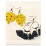 Jewelry - DIY Creative Kit - Earrings - Feathers & Pompoms - FRENCH KITS