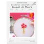 Cadeaux - Kit créatif - Broderie décorative - Bouquet de fleurs - FRENCH KITS