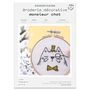 Gifts - Decorative Embroidery Kit - Monsieur Cat - FRENCH KITS