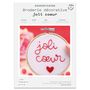 Decorative objects - Decorative Embroidery Kit - Joli Coeur - FRENCH KITS