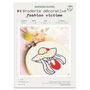 Decorative objects - Decorative Embroidery Kit - Trendy woman - FRENCH KITS