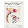 Decorative objects - Decorative Embroidery Kit - Woman Free - FRENCH KITS