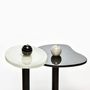 Unique pieces - Fables B&W art glass  coffee tabels - BARANSKA DESIGN