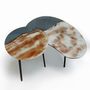 Objets design - Tables basses en verre d'art Sun Desert - BARANSKA DESIGN