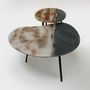 Objets design - Tables basses en verre d'art Sun Desert - BARANSKA DESIGN