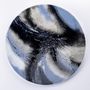 Miroirs - Miroir en verre d'art fait main Moon Shadow  - BARANSKA DESIGN