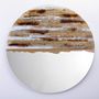 Mirrors - art glass handmade mirror Desert Sun - BARANSKA DESIGN