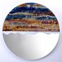 Design objects - ART glass handmade mirror Sunset - BARANSKA DESIGN