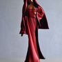 Sculptures, statuettes and miniatures - Leather sculpture, woman in red dress  - ANNIE DELEMARLE SCULPTURE CUIR