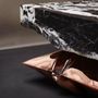 Coffee tables - IN HALE LARGE ANTIQUE MARBLE COPPER - TONICIE'S
