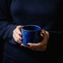 Mugs - Blue colonnade cups - L'ATELIER DES CREATEURS