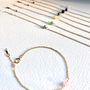 Jewelry - Rose Quartz Link Bracelet - GIVE ME HAPPINESS