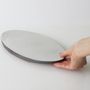 Formal plates - Flat plate oval 300／Flat plate oval 300-YUKI - TSUKI YASUDAKAWARA JAPAN