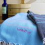 Other bath linens - Hammam Towel AquaPink in organic cotton GOTS certified - LESTOFF FRANCE