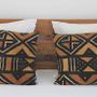 Fabric cushions - Decorative bogolan cushions or bogolan decorative cushion covers or bogolan cushions or cushions (15 available immediately) - HOME DECOR FR