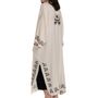 Loungewear - CAFTAN ASENA HANDPRINTED HANDMADE HOMEWEAR OUTFIT COTTON LINEN - LALAY