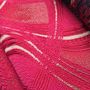 Upholstery fabrics - UPHOLSTERY FABRIC/ BLACK-RED & GOLD - DEMTEKS
