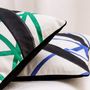 Fabric cushions - Cushion Collection Black Stripes Focus - STUDIO ROSAROOM