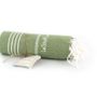 Other bath linens - Hammam Towel Olive in organic cotton GOTS certified - LESTOFF FRANCE