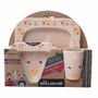 Children's mealtime - BAMBOO FIBER LUNCH SET SPECULOS THE TIGER - DEGLINGOS