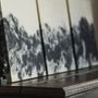 Autres décorations murales - FLOW Panneaux d'art Washi faits main - AWAGAMI