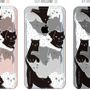 Decorative objects - iPhone 6,7,8/Ⅹ/11/12 acrylic case CATS - KEORA KEORA GOODS JP