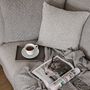 Fabric cushions - HAND KNITTED BABY ALPACA & COTTON CUSHION 40x60cm - MY ALPACA