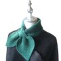 Scarves - Butterfly scarf in cashmere, Mongolia  - AZZA DESIGN STUDIO ORGANIC CASHMERE MONGOLIE