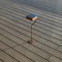 Outdoor floor lamps - TEE round base solar terminal - LYX LUMINAIRES