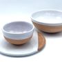 Platter and bowls - NESS NESS SALAD BOWL - YADI