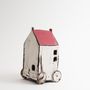 Decorative objects - Small Jar with mini houses - BÉRANGÈRE CÉRAMIQUES