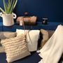 Bed linens - Blanket throw & pillow cases in cashmere, Mongolia  - AZZA DESIGN STUDIO ORGANIC CASHMERE MONGOLIE